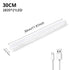 10cm rechargeable PIR motion sensor LED bar light with magnetic mount for compact spaces