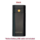 USB Type-C power bank case for 18650 batteries, ideal for phone charging