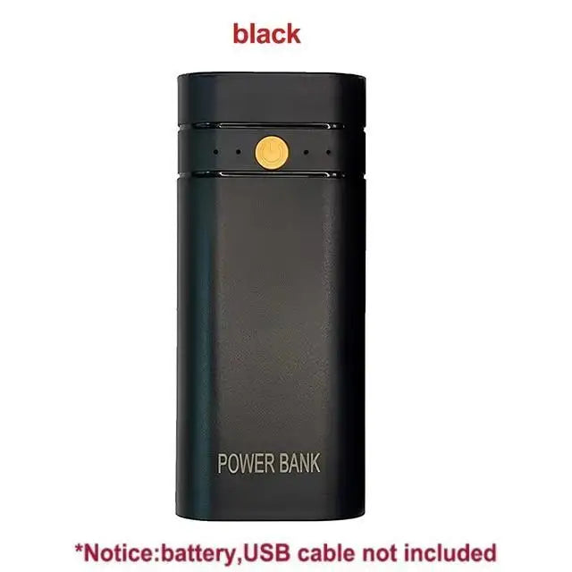 USB Type-C power bank case for 18650 batteries, ideal for phone charging