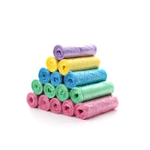 100-piece disposable trash bags in 5 rolls for kitchen and household use
