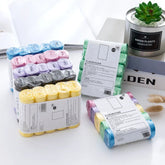 100-piece disposable trash bags in 5 rolls for kitchen and household use