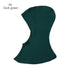 Elastic inner hijab cap ensuring snug fit under veils and shawl