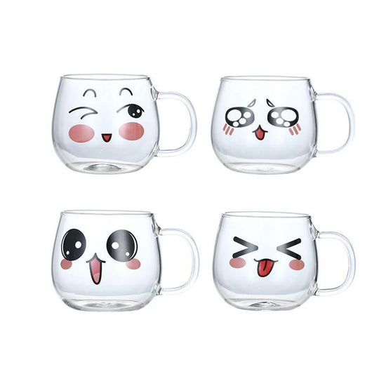 200ml Glass Mug Heat Resistant Tea Milk Lemon Juice Coffee Water Cup Beer Espresso Coffee Whiskey Cup Drinkware Home Supply