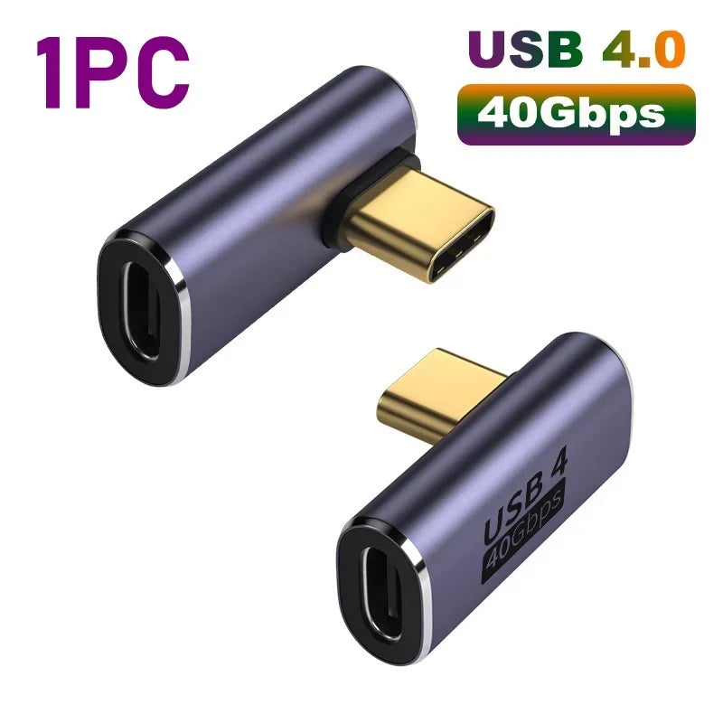 USB 4.0 PD 100W charger connector for MacBook with 8K 60Hz support