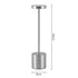 Modern LED table lamp for home, bar, and hospitality lighting