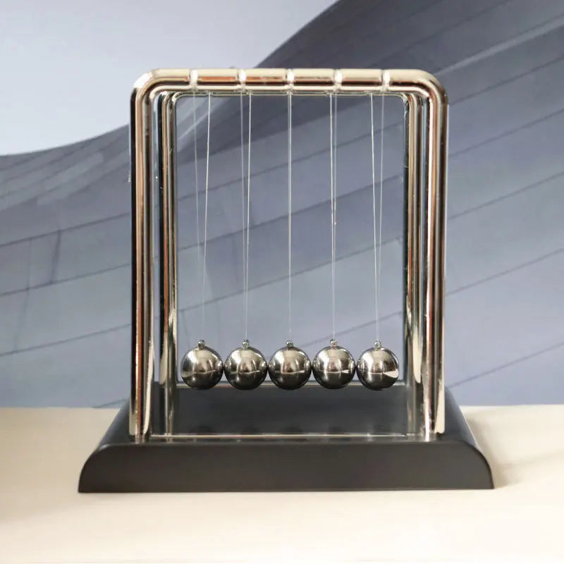 Elegant Newton’s cradle physics toy for desktop decoration