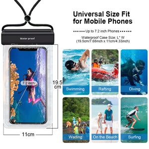 Waterproof Phone Case Water Proof Bag Cell Mobile Cover For iPhone 15 14 13 16 Pro Max x Samsung SmartPhone Case Universal Pouch