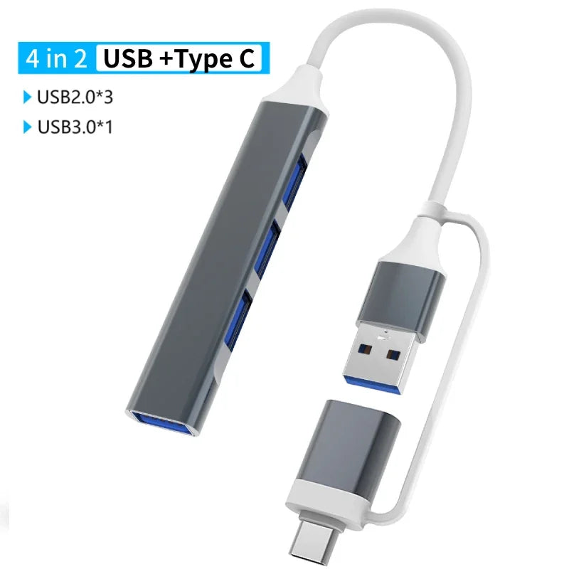 All-in-one USB-C multi-hub splitter for MacBook Pro and USB-C laptops