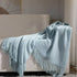2025 tassel towel throw blanket for sofa, bed, or bedside flag
