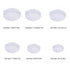 6pcs set of transparent silicone stretch covers for kitchen utensils and bowls