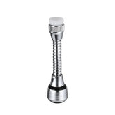 Water-saving faucet aerator attachment with 360° rotation for efficient dishwashing