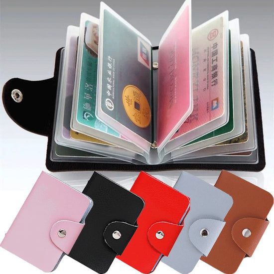 Business card wallet with ID holder pouch