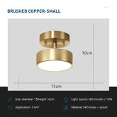 Elegant round LED ceiling fixture in Nordic design suitable for home interiors