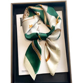 Versatile silk scarf for women with a luxury feel, perfect for hijab or bandana use