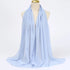 Lightweight voile headscarf in soft pastel tones, ideal for Muslim women&