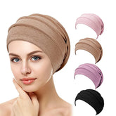 Elastic turban hat for women, used as a head wrap, bonnet, or modest fashion accessory