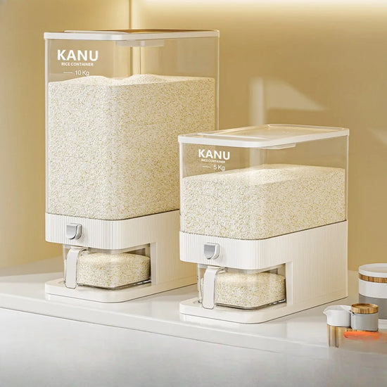 High-end pressed rice bucket insect-proof and moisture-proof sealed Household food-grade rice box and grain storage container