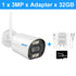Wireless CCTV Camera Featuring AI Human Detection and Real-Time Audio Communication