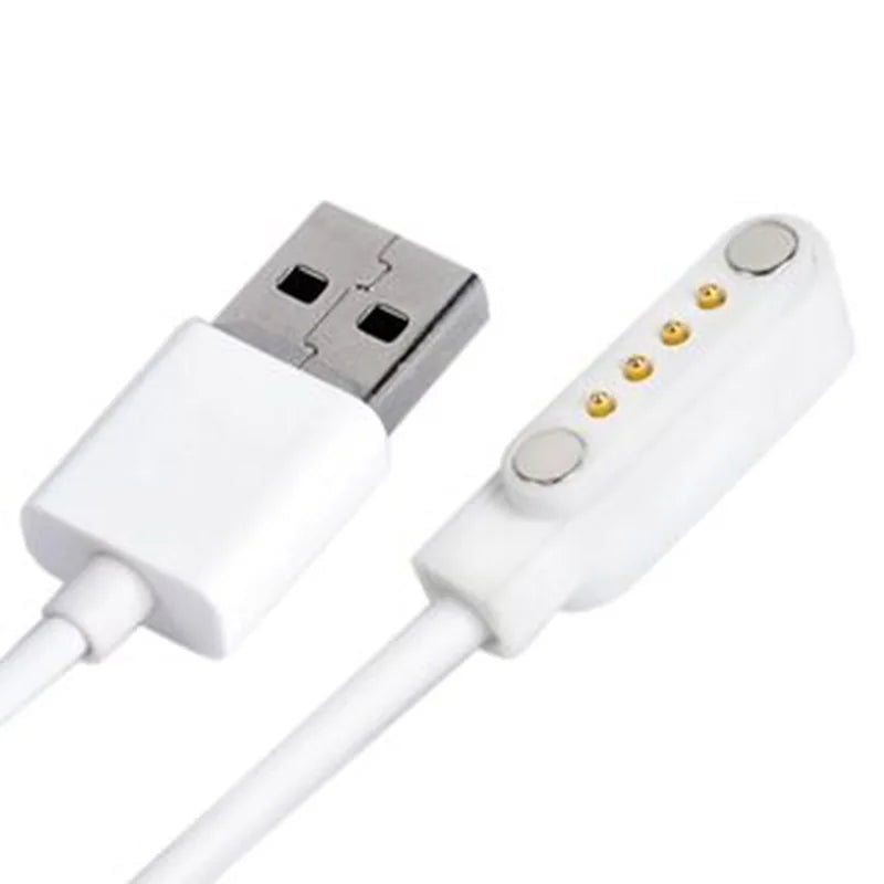 Wonlex magnetic USB charging cable for kids smartwatch with 4-pin connector