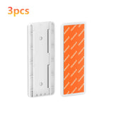Toocki self-adhesive power socket strip fixator for wall-mounted plug holder