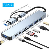 All-in-one USB-C multi-hub splitter for MacBook Pro and USB-C laptops