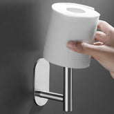 Plastic wrap and toilet paper holder with easy wall mount installation