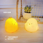 Cute chicken-shaped soft night light for children’s bedroom