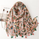 High quality lightweight pashmina stole, styled as a Muslim hijab or fashion wrap