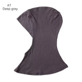 Elastic inner hijab cap ensuring snug fit under veils and shawl