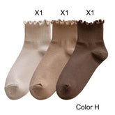 Casual ruffle socks for everyday wear