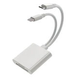 Type-C and Lightning SD/TF card reader for smart devices, laptops, and computers
