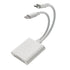 Type-C and Lightning SD/TF card reader for smart devices, laptops, and computers