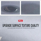 Water-absorbing bath mat with anti-skid backing