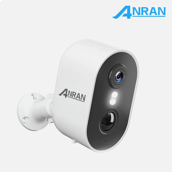 ANRAN 3MP Solar Security Camera with WiFi, PIR Detection, and Full Color Night Vision