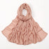 Plain rayon cotton hijab scarf, large size 190x85cm for full coverage and comfort