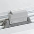 Window groove cleaning cloth and brush set for kitchen and bathroom use