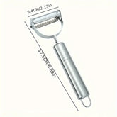 Ergonomic kitchen peeler with non-slip handle for comfortable use