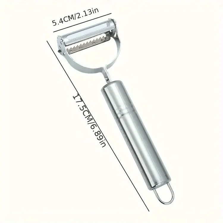 Ergonomic kitchen peeler with non-slip handle for comfortable use