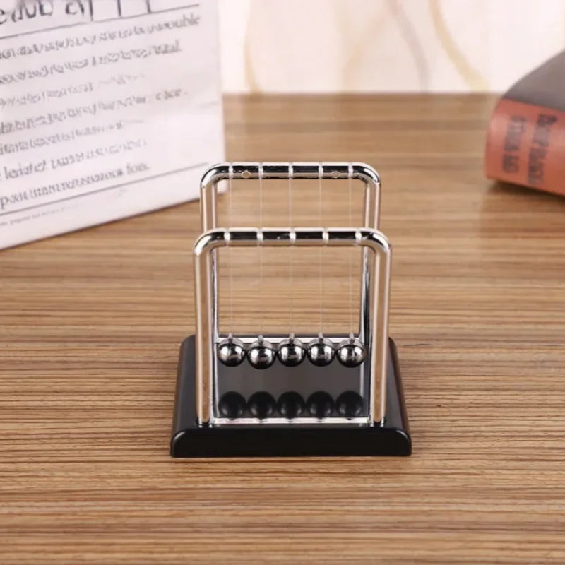 Elegant Newton’s cradle physics toy for desktop decoration