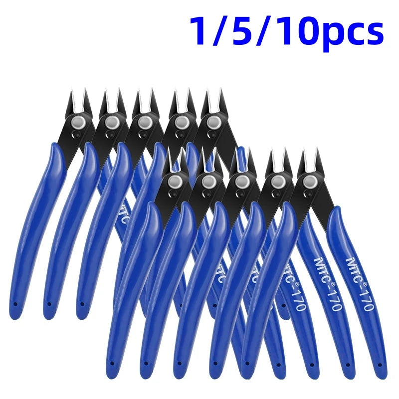 Set of 170 Wishful Clamp diagonal pliers for electronics and 3D printing