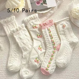 Soft and fashionable Lolita-style girl socks