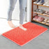Memory carpet mat for door, toilet, and tub areas