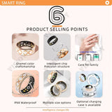 For Xiaomi-New Smart Ring for Men and Women, Heart Rate, Blood Oxygen, Sleep Health Monitor, Sport Fitness Tracker, Smartwatch