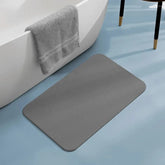 Absorbent bathroom mat for dormitories and home use