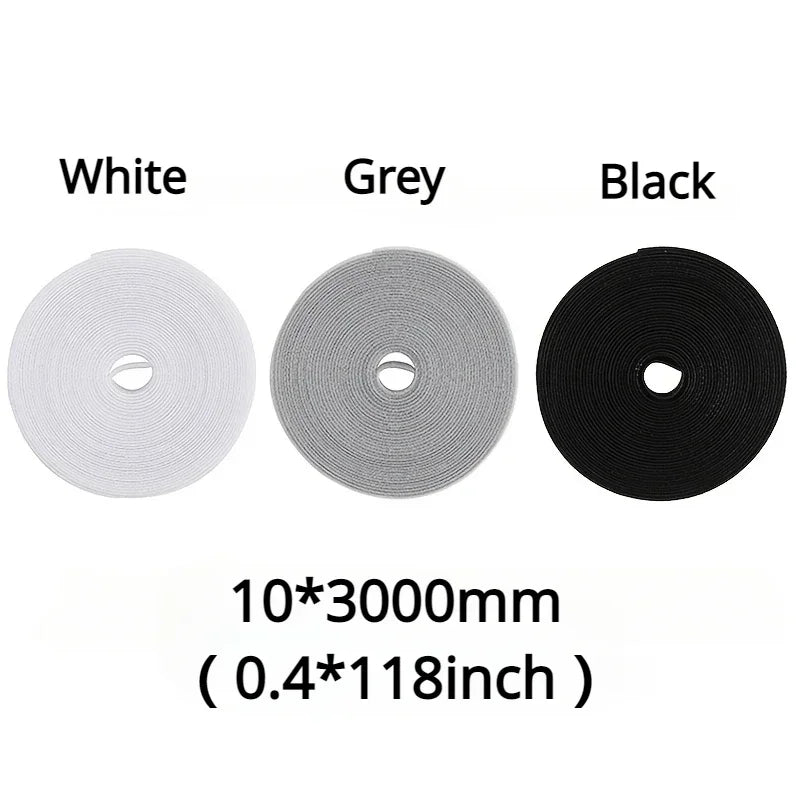 Removable cable tie for cords and data cables