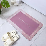 Washable anti-skid bathroom carpet mat