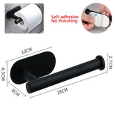 Space-saving kitchen organizer for paper towels and plastic wrap