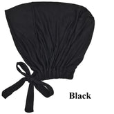 Soft modal Muslim turban hat for women, used as inner hijab cap or underscarf bonnet