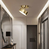 Elegant round LED ceiling fixture in Nordic design suitable for home interiors