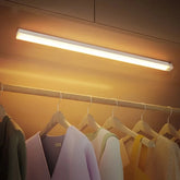 10cm rechargeable PIR motion sensor LED bar light with magnetic mount for compact spaces